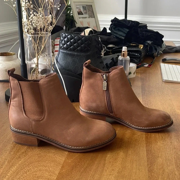 Brown leather boots 5.5 - Picture 4 of 7